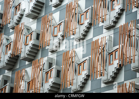 Schottisches Parlament denken Pods in Edinburgh, Schottland Stockfoto