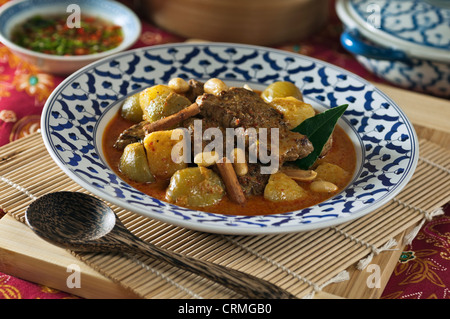 Rindfleisch Thai Masaman curry Stockfoto