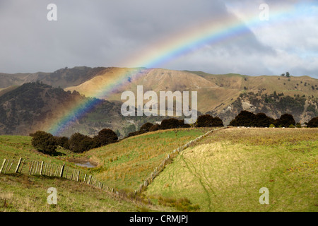 Regenbogen in Whangarei Northland Neuseeland 3 Stockfoto