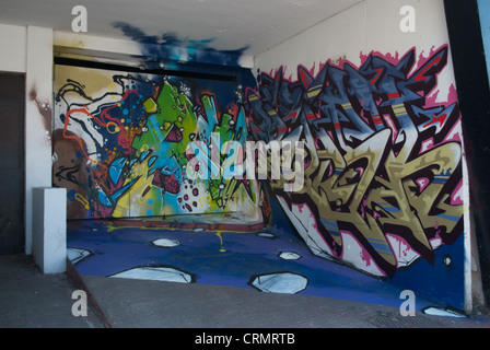 Sand, Meer und Spray 2012. Blackpool, England. Stockfoto