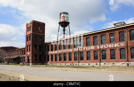 Marathon-Motorenwerke Gebäude in Nashville, Tennessee Stockfoto