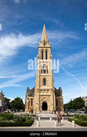 Eglise Notre-Dame, Bergerac, Dordogne, Frankreich, Europa. Stockfoto