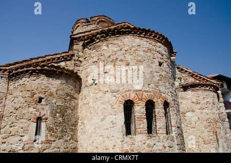 Bulgarien, Nessebar (aka Nessebar oder Nessebar). St. Johannes der Täufer Kreuzkirche, 10. Jahrhundert. UNESCO-Weltkulturerbe. Stockfoto