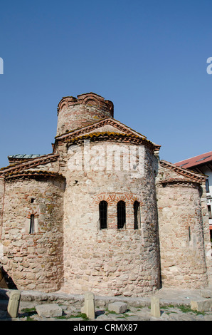 Bulgarien, Nessebar (aka Nessebar oder Nessebar). St. Johannes der Täufer Kreuzkirche, 10. Jahrhundert. UNESCO-Weltkulturerbe. Stockfoto