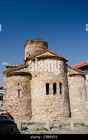 Bulgarien, Nessebar (aka Nessebar oder Nessebar). St. Johannes der Täufer Kreuzkirche, 10. Jahrhundert. UNESCO-Weltkulturerbe. Stockfoto