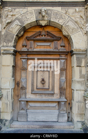 Dänemark, Helsingoer. Schloss Kronborg (aka Kronborg Slot). UNESCO-Weltkulturerbe. Schloss innen. Stockfoto