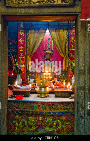 Buddhistische verändern und Schrein in Tempel in Hong Kong China Stockfoto