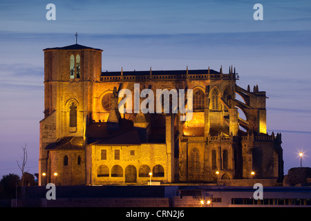 Kirche von Castro Urdiales, Kantabrien, Spanien Stockfoto