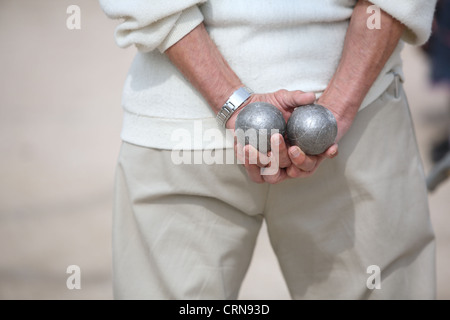 Boule (Petanque), Côte d ' Azur Stockfoto