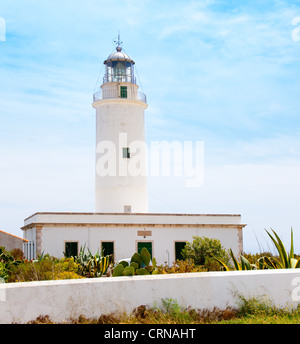 Leuchtturm La Mola in Formentera Balearen Stockfoto