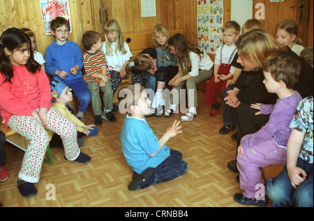 Kindergarten in Saarbrücken Stockfoto