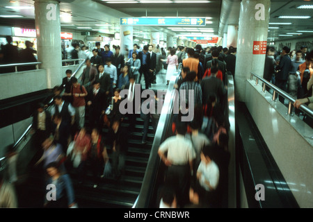 Rush Hour am Nachmittag in Shanghai Stockfoto