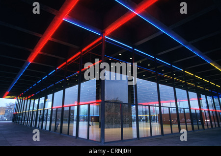 Neue Nationalgalerie in Berlin Stockfoto