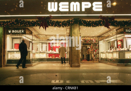 Berlin, Business von Juwelier Wempe am Kurfürstendamm Stockfoto