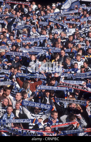 Anhänger von Hertha BSC Stockfoto