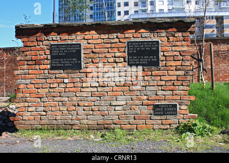 Memorial Kinder, die Opfer des Holocaust auf dem jüdischen Friedhof in Warschau Stockfoto