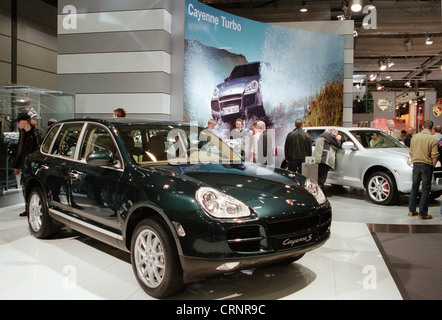 Porsche Cayenne Geländewagen auf der Motor Show AMI Stockfoto