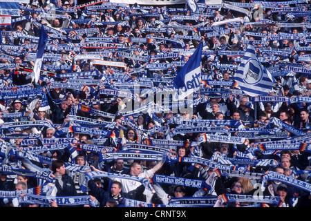 Anhänger von Hertha BSC Stockfoto