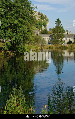 Kilnsey Park fliegen-Fischerei in Wharfedale. Stockfoto