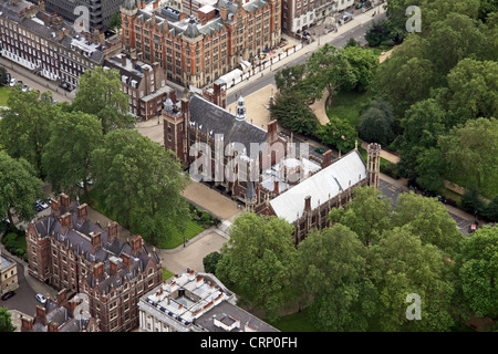 Luftaufnahme von Lincoln es Inn Fields, London WC2 Stockfoto