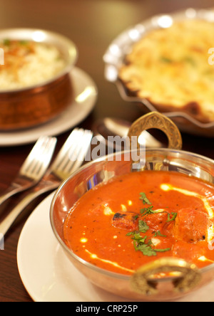 Chicken Tikka masala Stockfoto