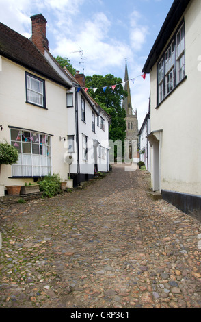 Steinige Lane, Thaxted, Essex Stockfoto