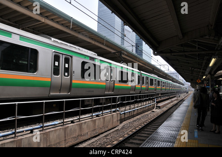 Yamamote Bahnhof Tokio Japan Stockfoto