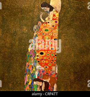 Hoffe II 1907 Gustav Klimt 1862-1918 österreichischen symbolistischen Maler der Wiener Secession Bewegung Österreich Stockfoto