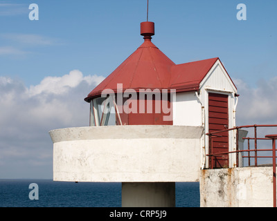 Leuchtturm und das Meer an der Nordsee in der Nähe von Stavanger Norwegen Stockfoto