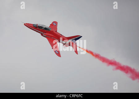 Red Arrows anzeigen Team an RNAS Yeovilton Airday 2011 Stockfoto