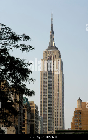 Empire State building, Blick vom Süden, New York city Stockfoto