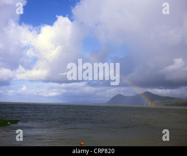 Regenbogen Yr eIFL.NET von Porth Dinllaen Nefyn Lleyn Halbinsel Gwynedd Wales Stockfoto