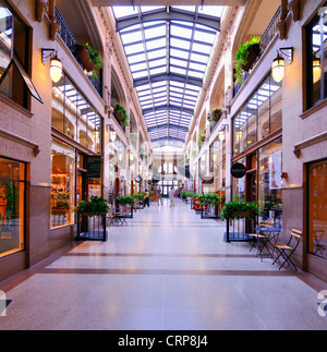 Grove Arcade in Asheville, North Carolina, USA Stockfoto