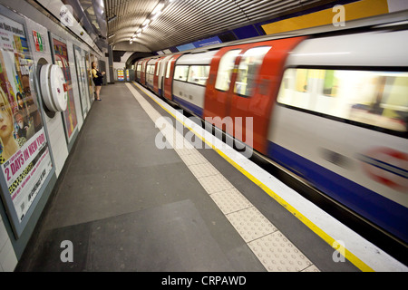 London underground-Plattform, Old Street Station, London, England, UK Stockfoto