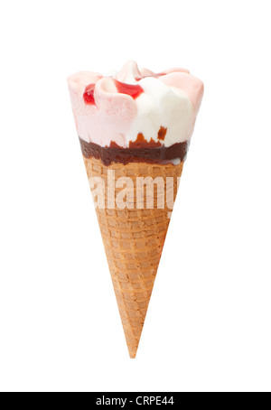 Eiscreme-Kegel Stockfoto