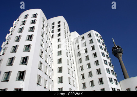 Der neue Zollhof in Duesseldorf Medienhafen Stockfoto