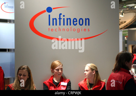 Logo-Infineon technologies Stockfoto