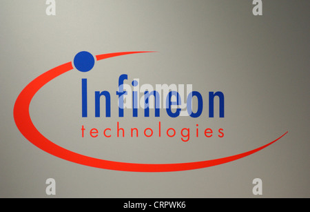 Logo-Infineon technologies Stockfoto