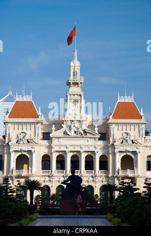 Hotel de Ville, Ho-Chi-Minh-Stadt, vietnam Stockfoto