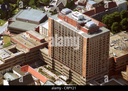 Charite in Berlin, Luftbild Stockfoto