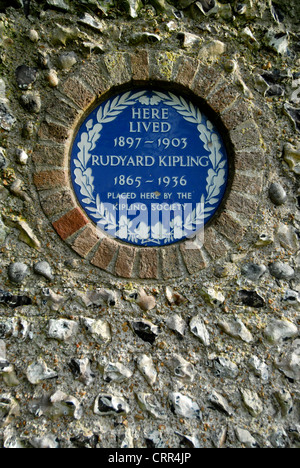 Rudyard Haus, Ulmen, in Rottingdean, East Sussex. Stockfoto