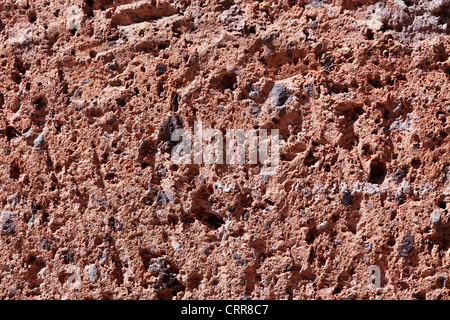 Rau texturierte Kalkstein Hintergrund. Horizontales getönten Bild Stockfoto