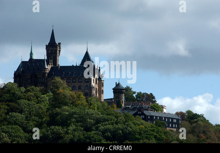 Schloss Wernigerode im Harz Stockfoto