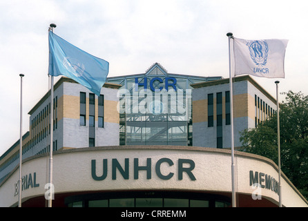 Hochkommissariat für Flüchtlinge (UNHCR) in Genf Stockfoto