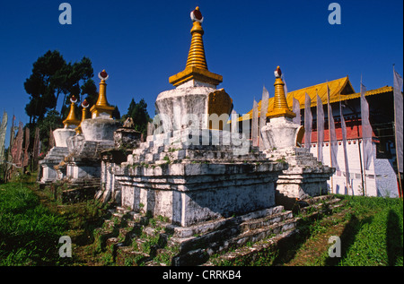 Indien; Sikkim; Pelling, Sangachoeling Gompa, buddhistisches Kloster, Stockfoto