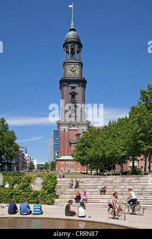 Michaelis-Kirche (Michel), Hamburg, Deutschland Stockfoto