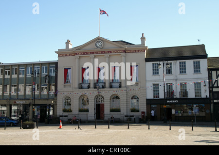 Ripon Rathaus, North Yorkshire, England. Errichtet 1799 von Kames Wyatt. Stockfoto