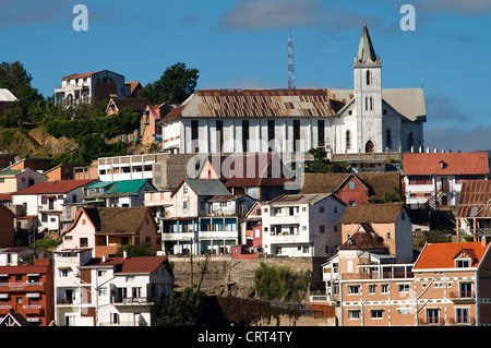 Südliche Hügel Architektur, Antananarivo, Madagaskar Stockfoto