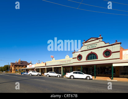 Lockhart, der Veranda, Stadt, New South Wales, Australien Stockfoto