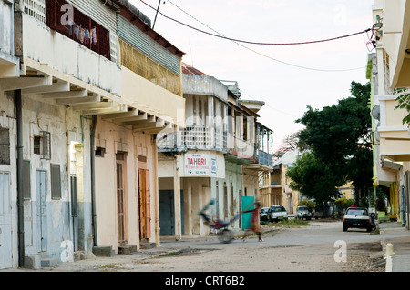 Französische Kolonialarchitektur, Mahajanga, Madagaskar Stockfoto